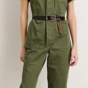 Alix Mill Jumpsuit Boiler Utility Army Green Medium